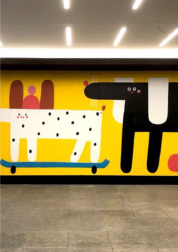 Mural banner