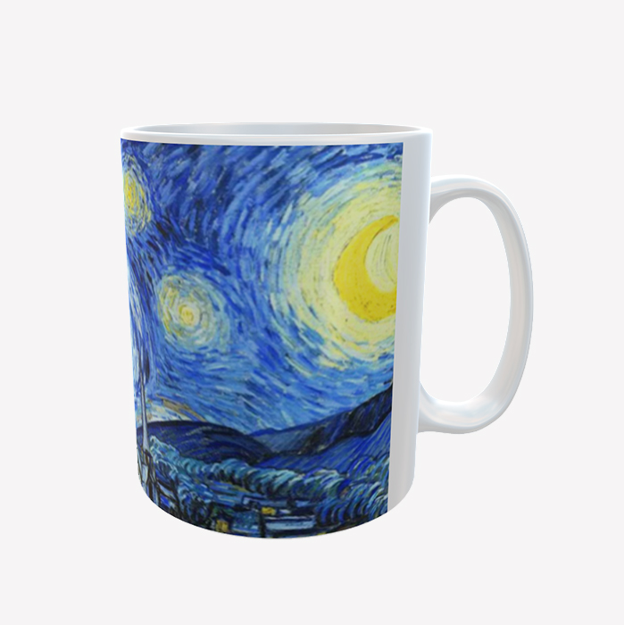 mug la noche estrellada