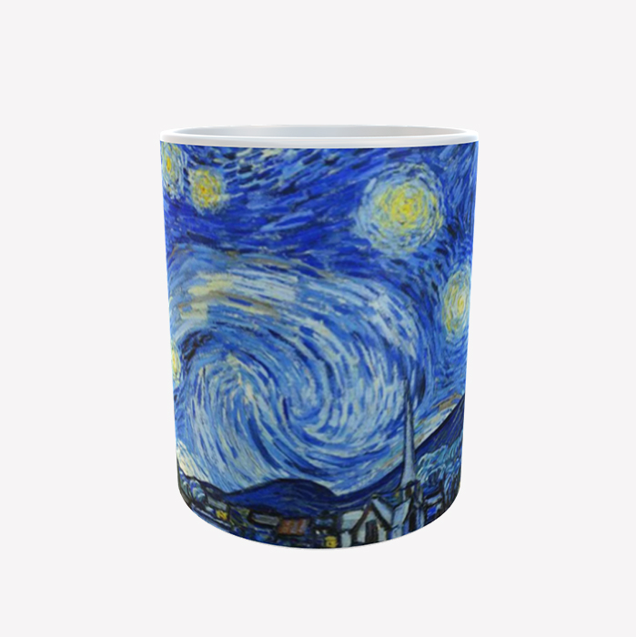 mug la noche estrellada
