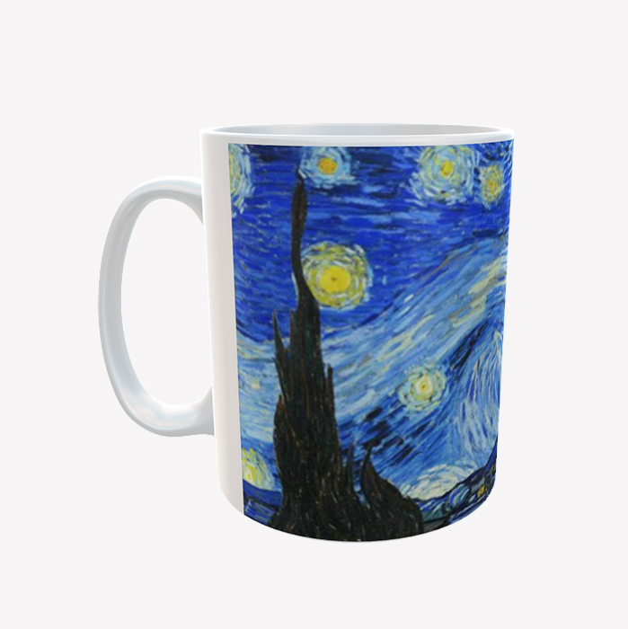 mug la noche estrellada