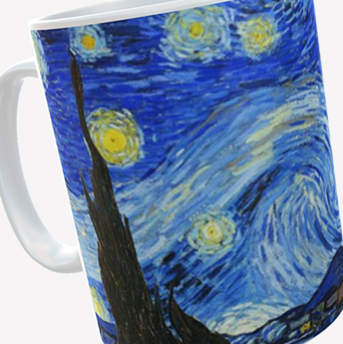 mug la noche estrellada