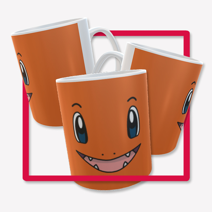 Mug edición charmander frontal pokemon
