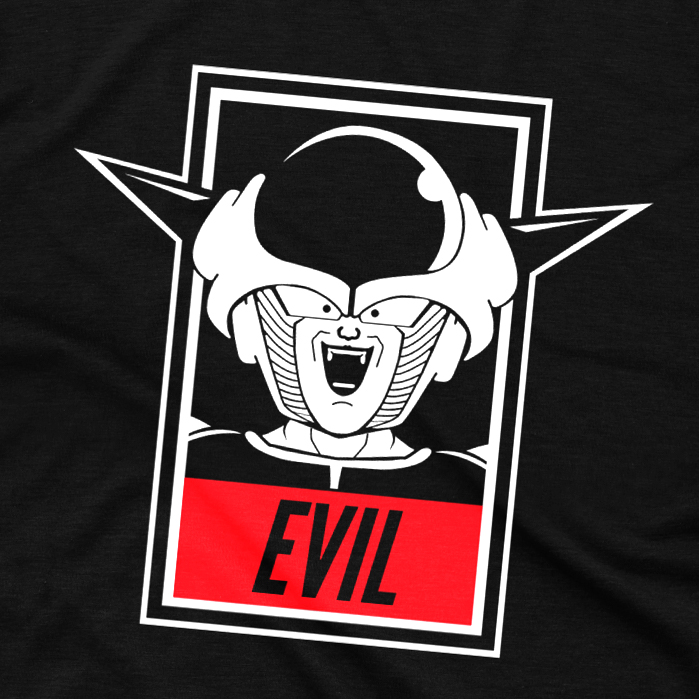 Camiseta Freezer Evil dragon ball z