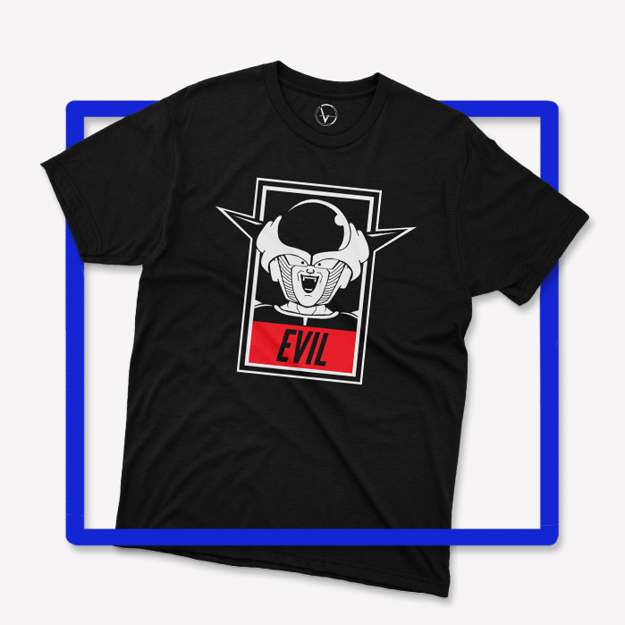 Camiseta Freezer Evil dragon ball z